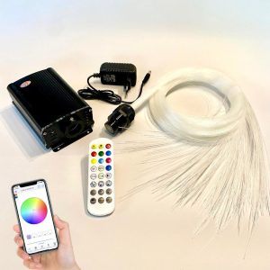 LED18W RGBW Bluetooth Sternenhimmel-Set mit Funkel-Effekt | 200 bis 1.200 optische Fasern – Bild 3